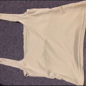 Sage green ruffled top